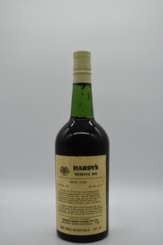 Hardy's Reserve Bin M 177 Show Port Shiraz 1954