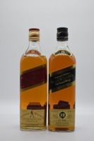 Johnnie Walker Red Label & Black Label (2 bottle set)