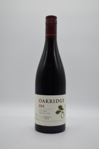 Oakridge 864 Henk Vineyard Aqueduct Block Pinot Noir 2019