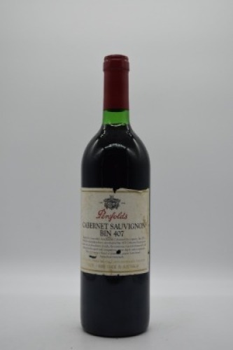 Penfolds Bin 407 Cabernet Sauvignon 1996