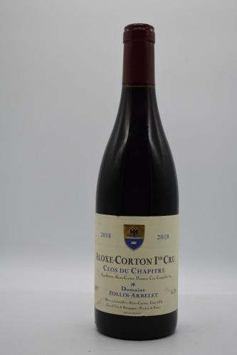 Domaine Follin-Arbelet 'Clos du Chapitre' Aloxe-Corton 1er Cru Pinot Noir 2018