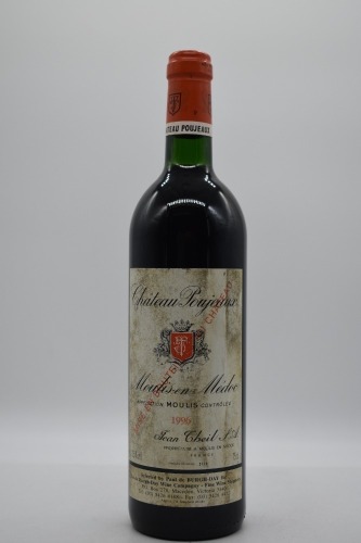 Chateau Poujeaux Grand Bourgeois Exceptionnel Cabernet Blend 1996