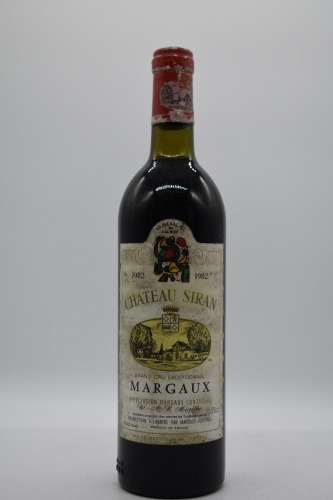 Chateau Siran Grand Cru Cabernet Blend 1982