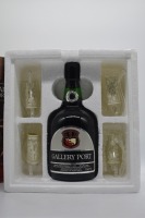 McWilliams Gallery Port + 4 Hand Blown Port Sippers