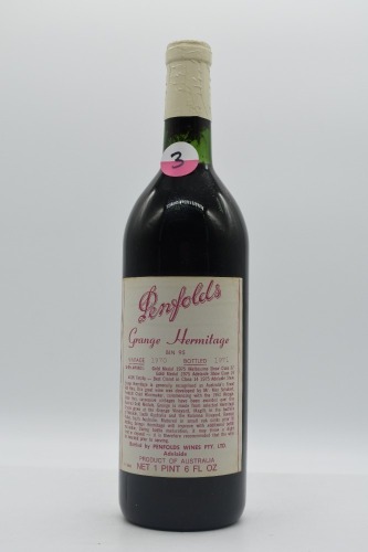 Penfolds Grange (3) Shiraz 1970