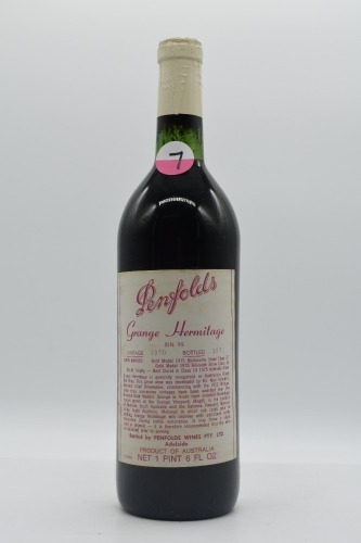 Penfolds Grange (7) Shiraz 1970