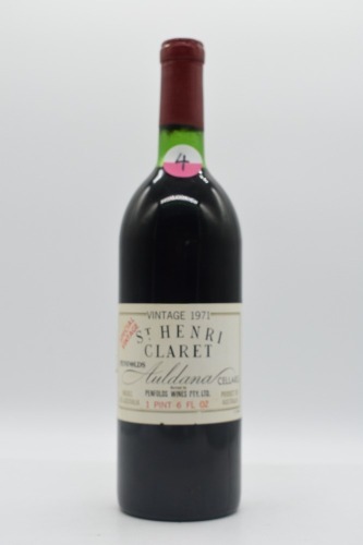 Penfolds St Henri (4) Shiraz 1971