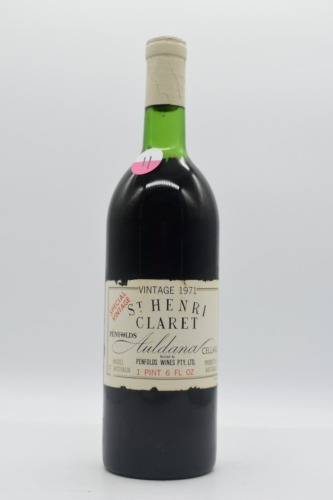 Penfolds St Henri (11) Shiraz 1971