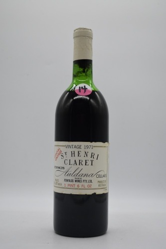 Penfolds St Henri (14) Shiraz 1971