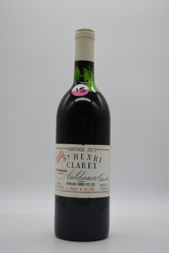 Penfolds St Henri (15) Shiraz 1971