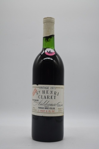 Penfolds St Henri (16) Shiraz 1971
