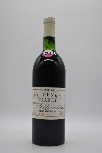Penfolds St Henri (21) Shiraz 1971