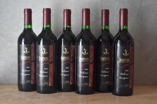 Mixed Six 223 - 94 Simpson Cab Sauv, McLaren Vale