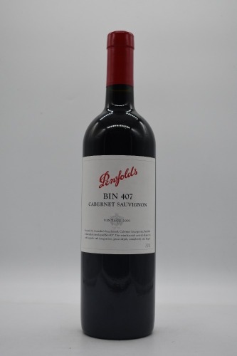 Penfolds Bin 407 Cabernet Sauvignon 2001