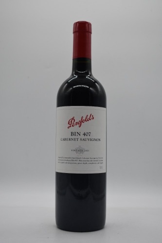 Penfolds Bin 407 Cabernet Sauvignon 2001