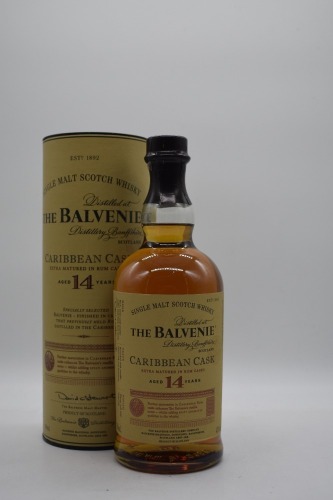 The Balvenie Caribbean Cask 14 Yr Old Single Malt Whisky 43%