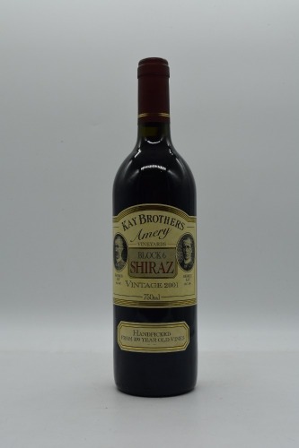 Kay Brothers Amery Block 6 Shiraz 2001
