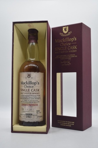 Longmorn Mackillop's Choice Cask Strength Speyside Whisky Distilled 1983 55.7%