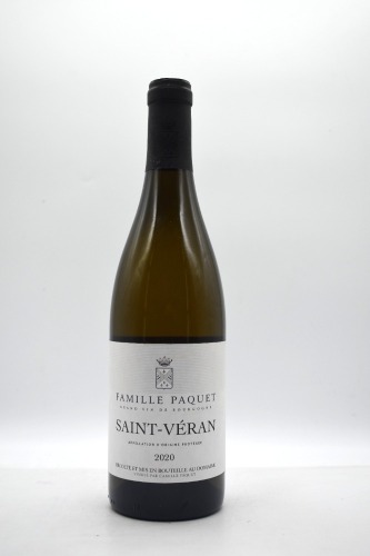Famille Paquet St Veran Chardonnay 2020