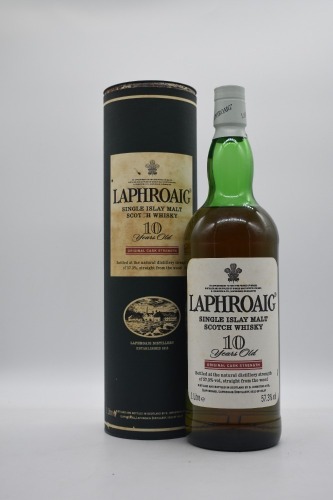 Laphroig 10 Yr Old Cask Strength 57.3% (1000ml) Whisky