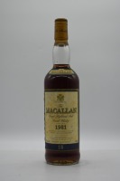 The Macallan 18 Yr Old Sherry Cask 43% Whisky 1981