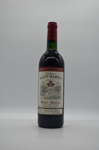 Chateau Saint Martin Saint-Chinion Shiraz Blend 2000