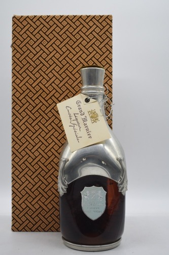 Grand Marnier Cuvee Speciale Pewter Decanter Liqueur