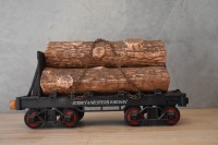 Jim Beam 100 Months Old Log Car Decanter Bourbon