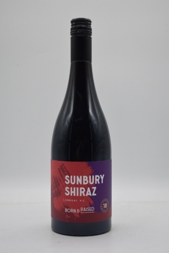 Born & Raised Wines Sunbury Shiraz 2018