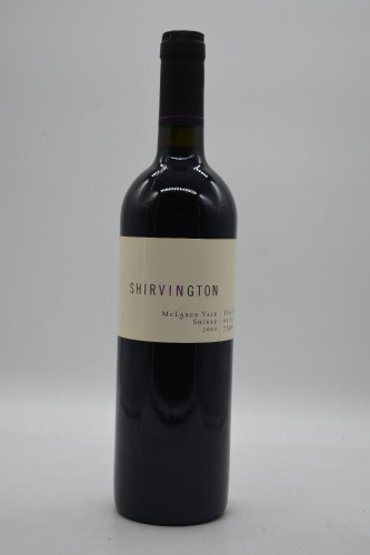 Shirvington Estate Shiraz 2002