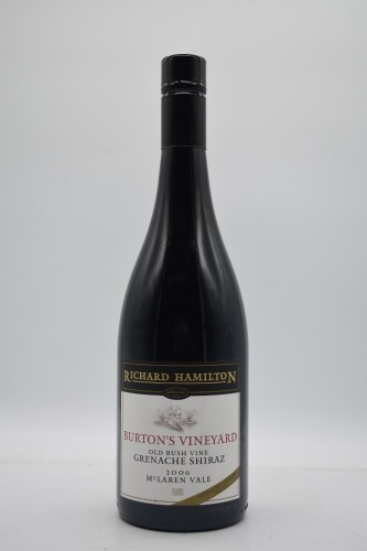Richard Hamilton Burton's Vineyard Old Bush Vine Grenache Shiraz 2006