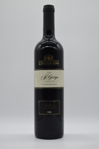 Lindemans St George Cabernet Sauvignon Coonawarra 2001
