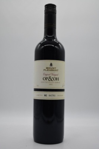 Mount Pleasant OP & OH Shiraz 2005