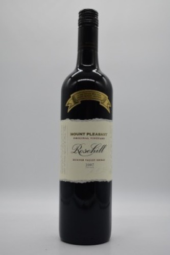Mount Pleasant Rosehill Shiraz 2007