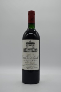 Chateau Leoville Las Cases St Julien 2eme Cru Classe 1987