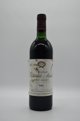 Chateau Sociando Mallet Grand Bourgeois Cabernet Blend 1985