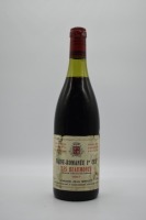 Domaine Jean Grivot Vosne Romanee 1er Cru 'Les Beaumonts' Pinot Noir 1987