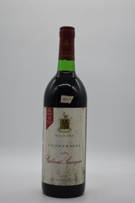 Mildara Cabernet Sauvignon 1989