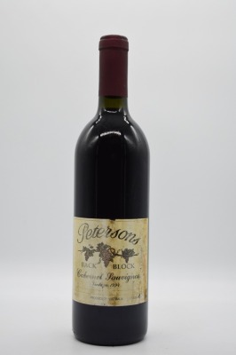 Peterson's Back Block Cabernet Sauvignon 1994