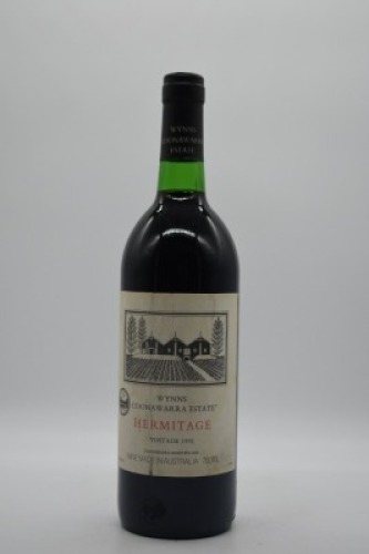 Wynns Coonawarra Estate (Hermitage) Shiraz 1991