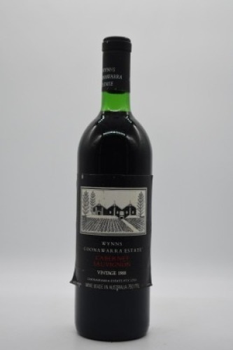 Wynns Coonawarra Estate Black Label Cabernet Sauvignon 1988